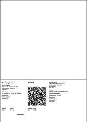 Produktbild Neutral Einzahlungsscheine QR-Code (1000 x)
