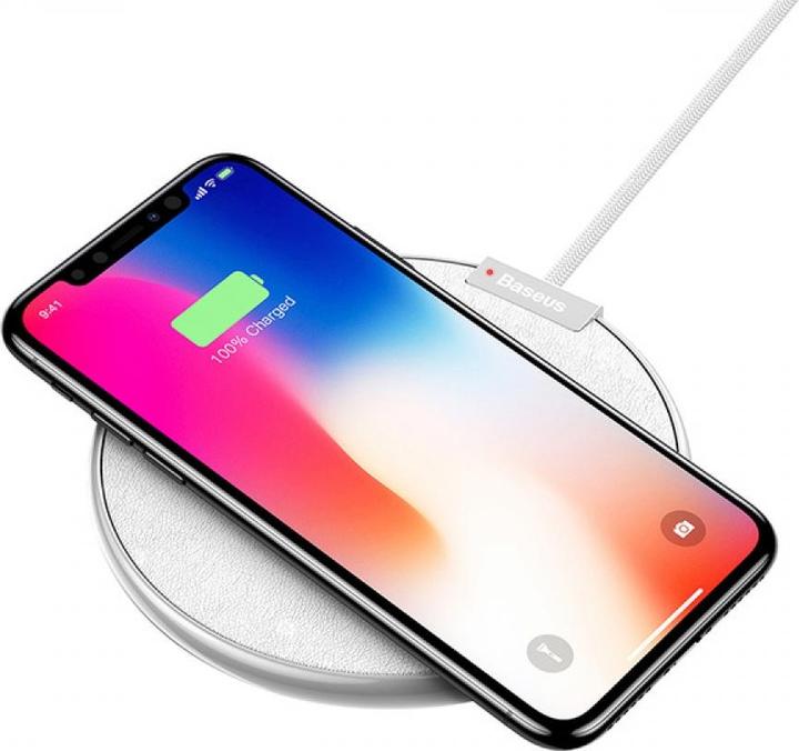 Image du produit Baseus Chargeur sans fil Qi en cuir
