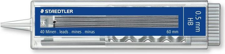 Produktbild Staedtler Mars micro carbon 255 Mine für Druckbleistift, Einzelprodukt, 0.5 mm, HB (Gelmine, Schwarz, 0.50 mm)