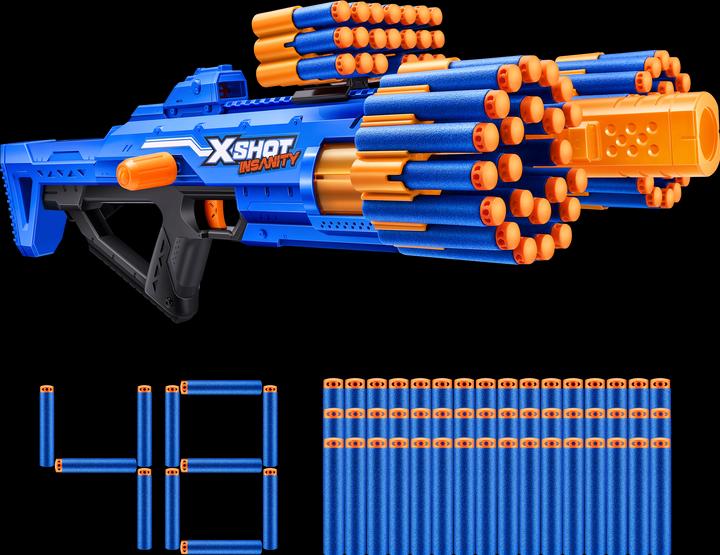 Actual product image Xshot - Insanity Blaster Berzerko with darts
