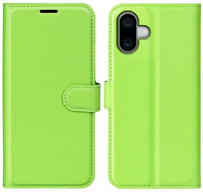 Produktbild MU Classic Litchi Leder Bookcover Series (Apple iPhone 16)