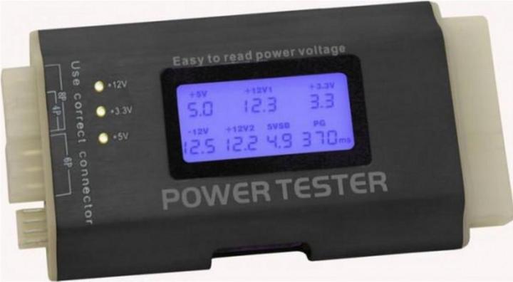 Image du produit Delock Testeur d'alimentation électrique III avec LCD