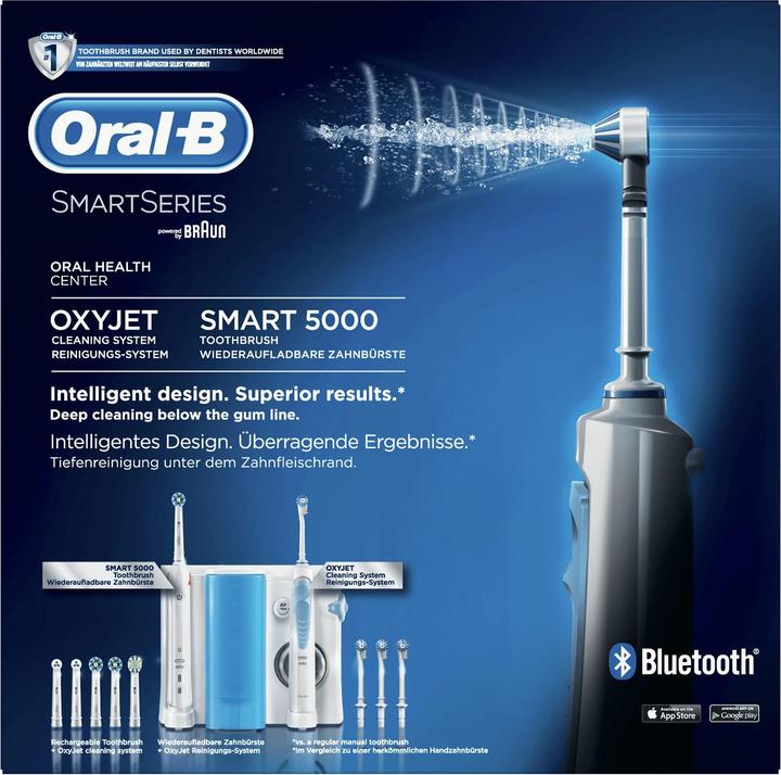 Image du produit Oral-B Smart 5000 + Oxyjet Monddouche - Electric Tandenborstel (Brosse à dents oscillo-rotative)