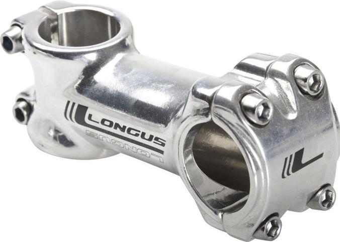 Actual product image Longus STEM MTB/ROAD OS, SIL, 90 MM *** 1 1/8" / 31.8 MM / 7° (90 mm, 31.80 mm)