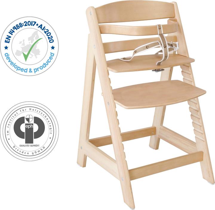 Produktbild Roba Treppenhochstuhl mit Sitzverkleinerer Little Stars (Hochstuhl)