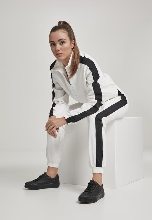 Produktbild Urban Classics Ladies Short Striped Crinkle Track Jacket (XL)