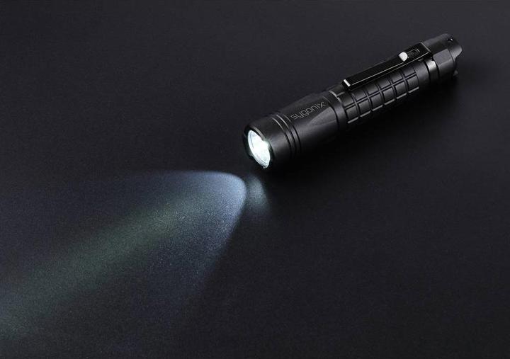 Produktbild Sygonix SMD LED Taschenlampe mit Gürtelclip, IP68 (wasserdicht), mit Stroboskop (2.22 cm, 190 lm)