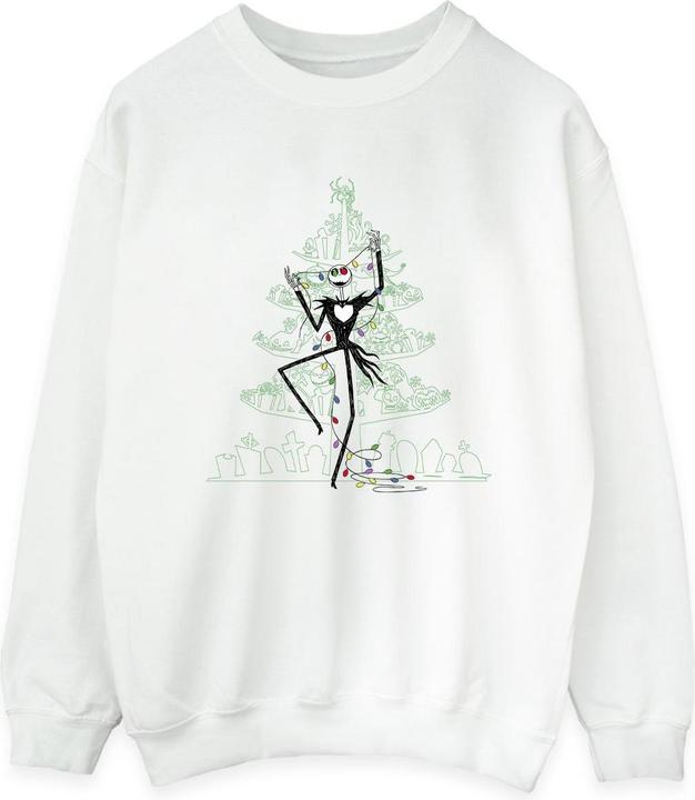 Disney The Nightmare Before Christmas Tree Green Sweatshirt (3XL)