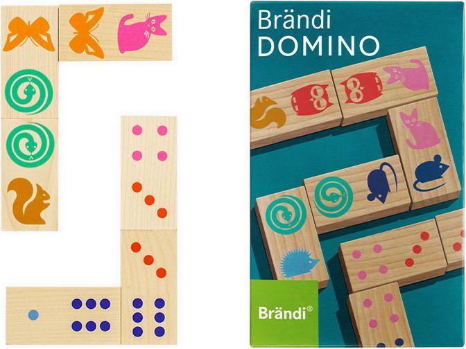 Etichetta energetica Brändi Domino (Tedesco, Francese, Inglese)