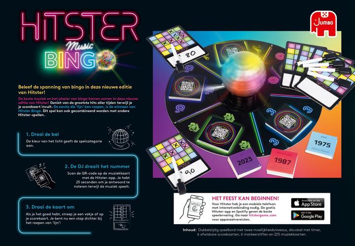Actual product image Jumbo Hitster Bingo Nl (Dutch)