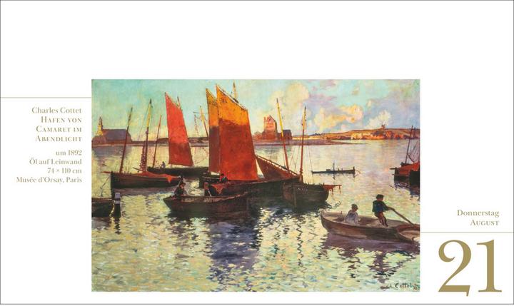 Produktbild Harenberg Eine Reise durch die Welt der Kunst Premiumkalender 2025 - 365 Meisterwerke (23 x 17 cm, Deutsch)