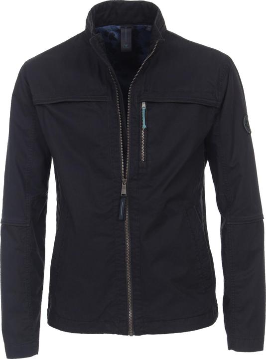 Casa Moda Jacke Jacke mit Reissverschluss und Stehkragen