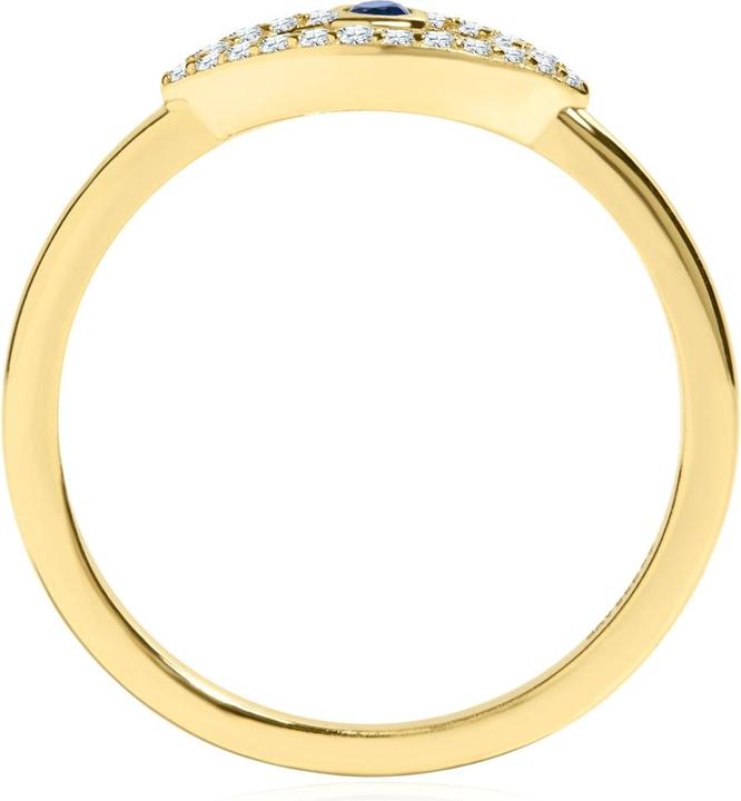 Produktbild Glanzstücke München Damen Ring Allsehendes Auge Sterling Silber - 34622 (48, 925 Silber)
