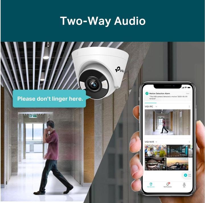 Produktbild TP-Link Cam Turret Network 5MP VIGI C450(4mm) (2880 x 1620 Pixels)