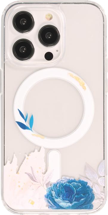 Image du produit PhoneLook Coque Gel silicone rigide avec MagSafe rose bleue (Apple iPhone 14 Pro Max)