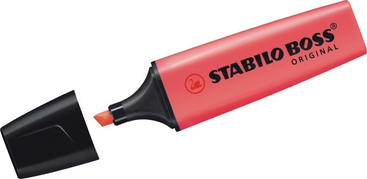 Produktbild STABILO BOSS ORIGINAL Textmarker (Rot, 2 mm, 1 x)