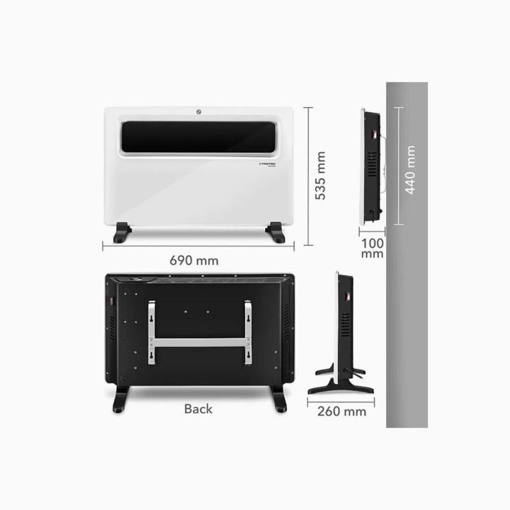 Produktbild Trotec Design-Konvektor TCH 1510 E (1500 W)