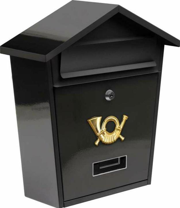 Toya VOREL Cassetta postale 380 x 320 x 105 mm Nero 78580