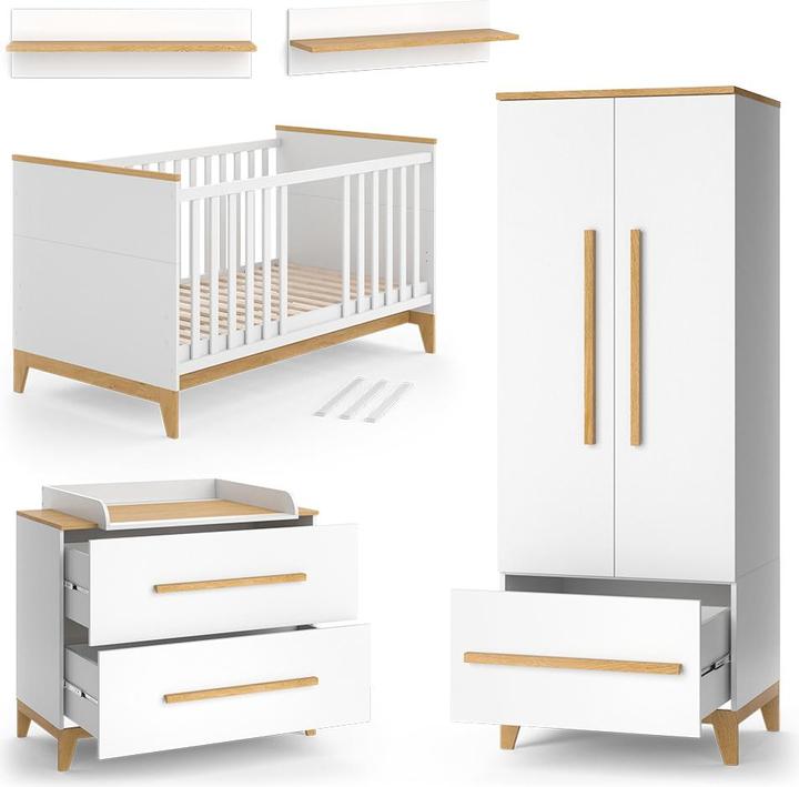 Produktbild VitaliSpa Malia (Babybett, Kinderkleiderschrank, Wickelkommode)