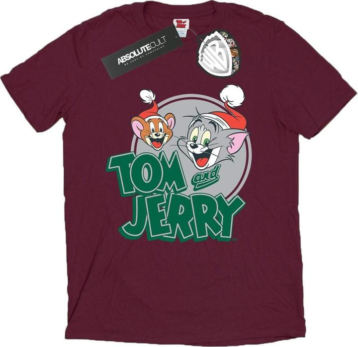 Tom & Jerry Christmas Greetings TShirt (L)