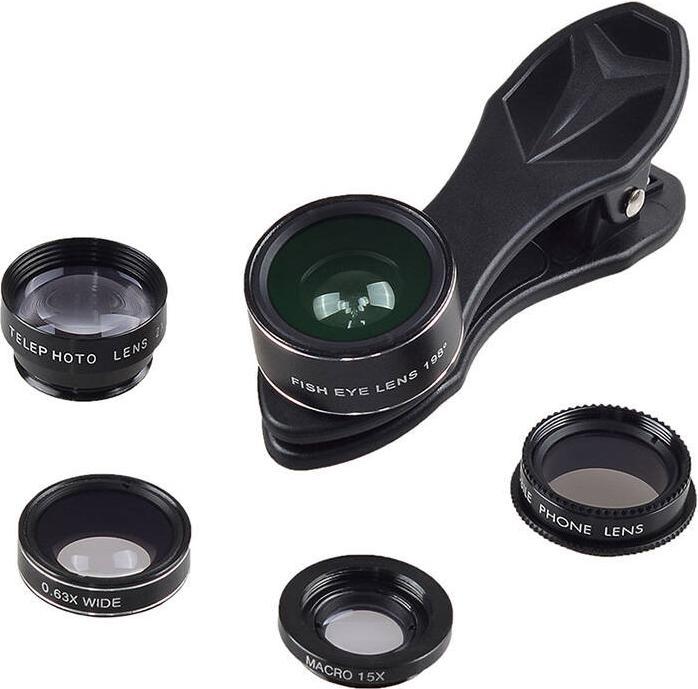 Immagine prodotto Apexel APL-DG5H 5-in-1 Mobile Lens Kit
