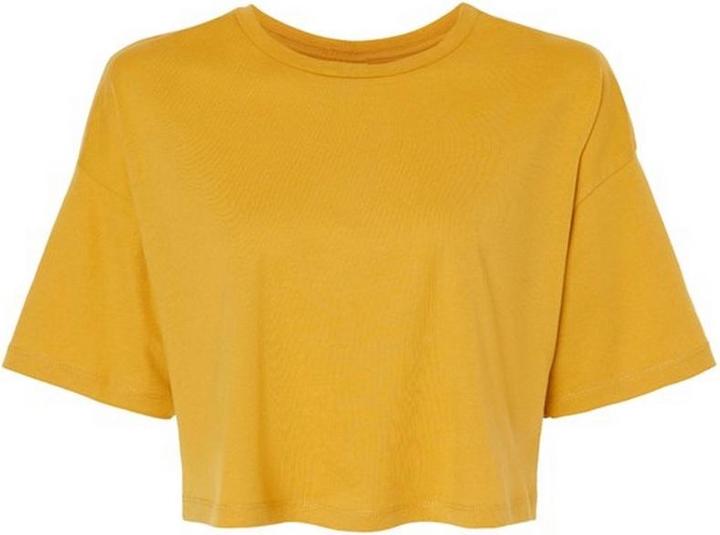 Bella Canvas Jersey Crop TShirt (S)