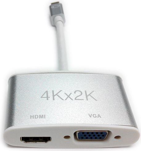 Actual product image Roline Mini DisplayPort - HDMI/VGA, Active (HDMI, VGA, 10 cm)