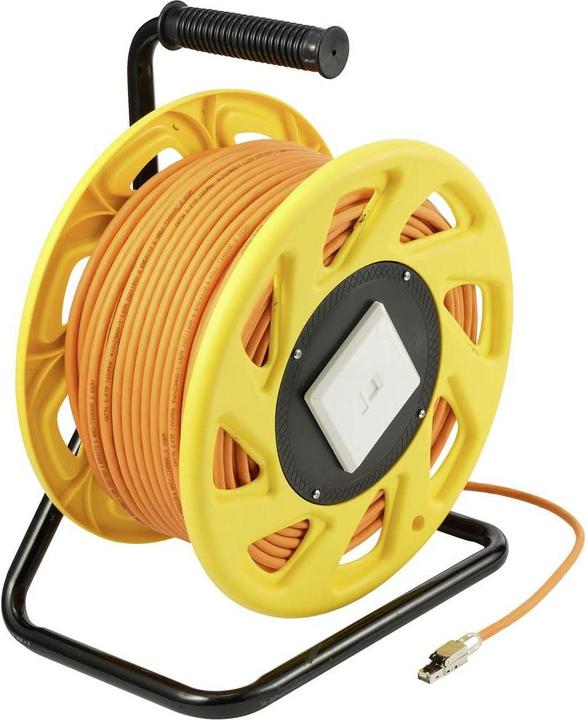 Image du produit Renkforce RJ45 Câble d'extension réseau CAT 7a S/FTP 50m Orange Sans halogène (S/FTP, CAT7a, 50 m)