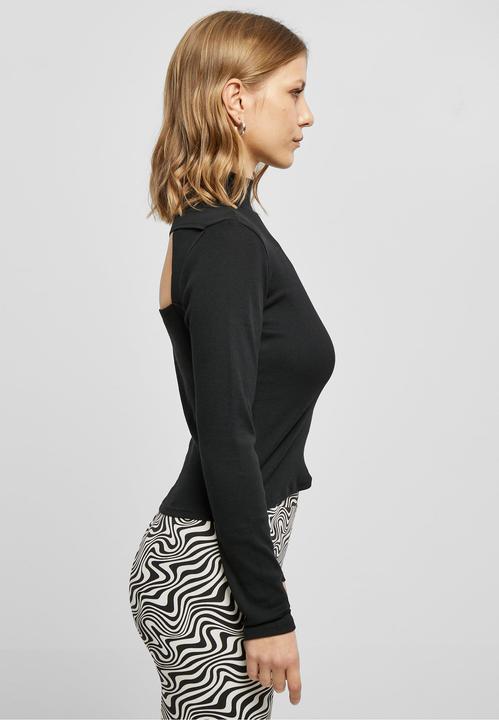 Actual product image Urban Classics Ladies Rib Back Cut Out Longsleeve (5XL)