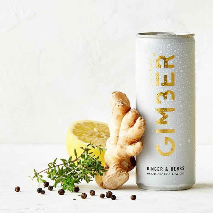Actual product image Gimber Original Ready to Drink Organic (4 x 250 ml)