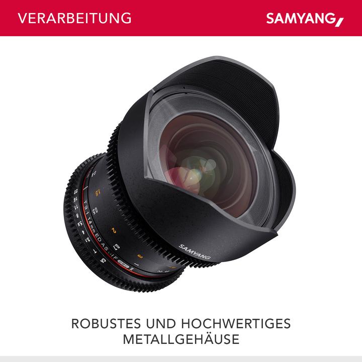 Produktbild Samyang 14mm T3.1 VDSLR II Canon EF (Canon EF-M, Vollformat)