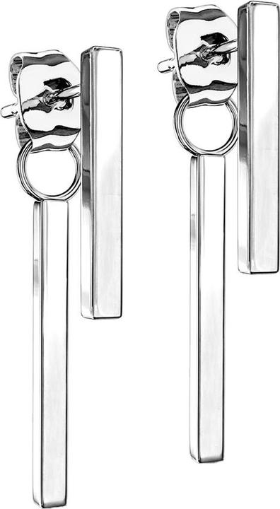 Immagine prodotto Star Piercing Orecchini a perno Barretta d'argento Ciondolo Barretta (senza ottone, Acciaio chirurgico 316L)