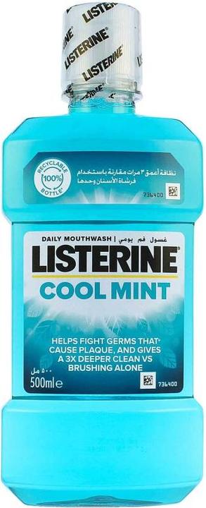 Image du produit Listerine Menthe fraîche (500 ml, Bains de bouche)