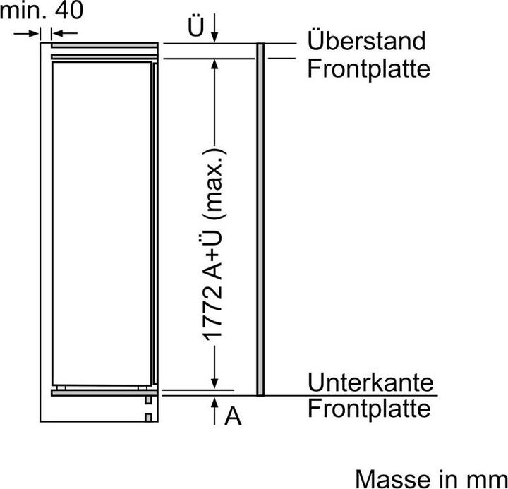 Actual product image Bosch Hausgeräte KIF82PFE0 (269 l)