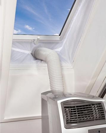Produktbild Sichler Abluft Fensterabdichtung für mobile Klimageräte