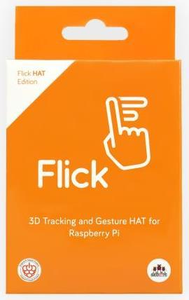 Actual product image Pi Supply Flick Pi 3D Gesture Sensor HAT