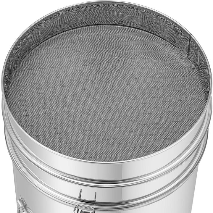 Produktbild Wiesenfield Honigeimer Honig-Abfülleimer mit Sieb, Deckel und Quetschhahn Edelstahl 30 L (30 l)