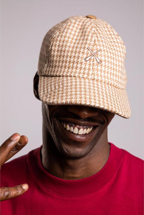 Produktbild Béton X Ciré kappe mit gebogenem schirm houndstooth (S/M)