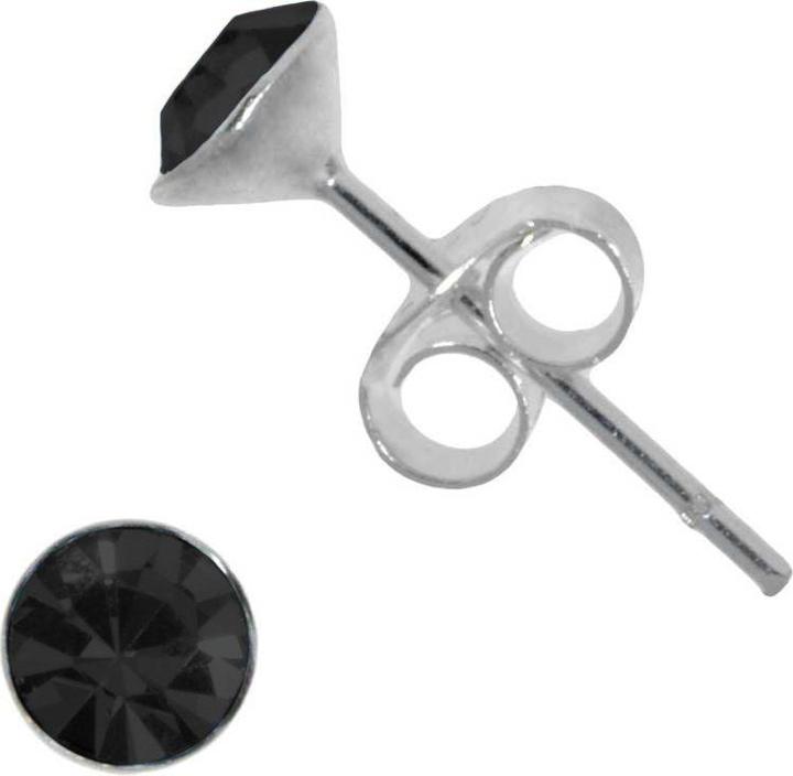 Bijouteria Ohrstecker (Silber 925, Kristall)