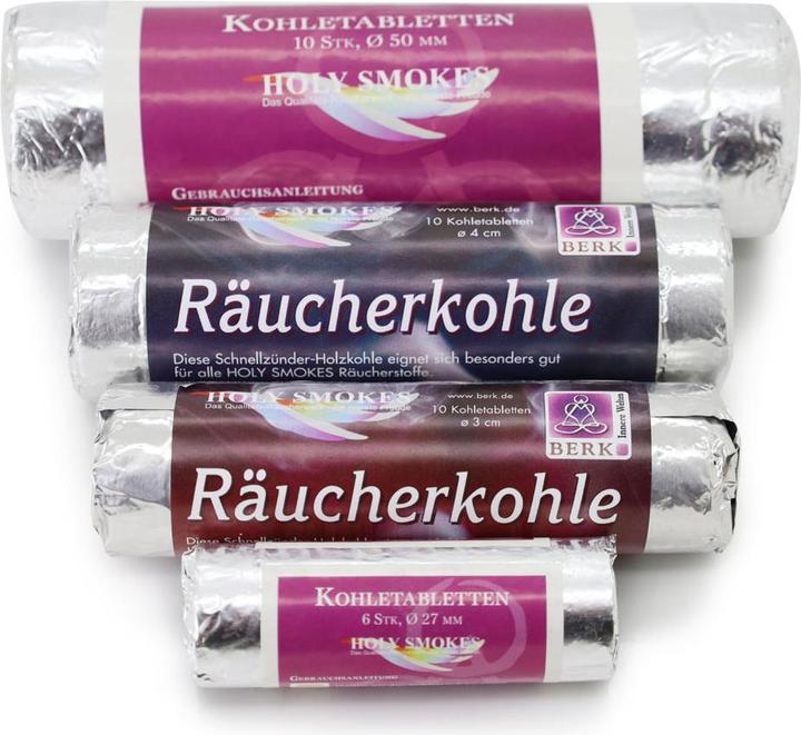Produktbild Berk Kohletabletten 4 cm (2 x)