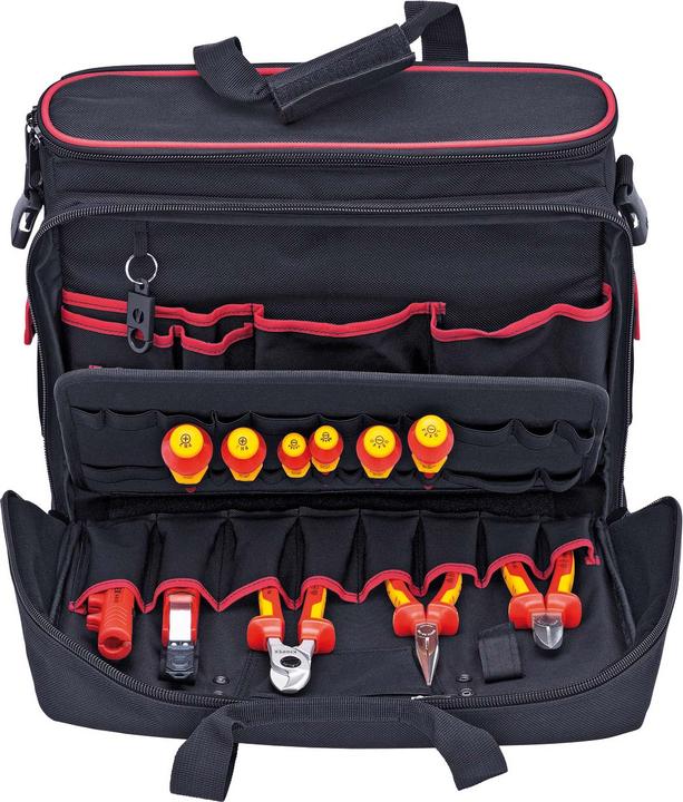 Productafbeelding Knipex 00 21 10 V01 VDE Notitieboek en gereedschapstas (11 onderdelen)
