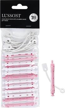 Image du produit Tools for Beauty T4B LUSSONI Curlers with Rubber Band for Waves and Perm Treatment, Curly and Elastic Hair, Easy to U