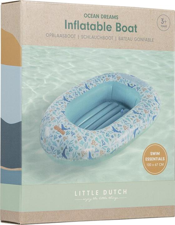 Actual product image Little Dutch Boat Ocean Dreams Blue (100 cm)