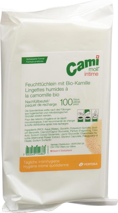 Cami-Moll intime Feuchttücher refill neue Formel (Intimtücher)
