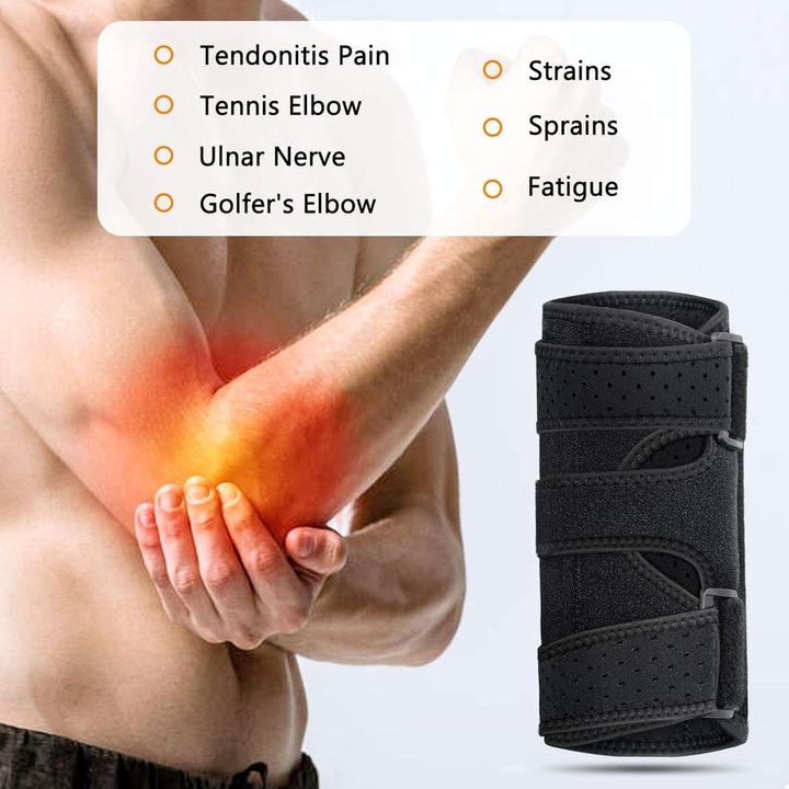 Produktbild König Design Ellenbogen Bandage Stütze Schutz Schoner Tennisbandage Tennisarm Bankdrücken