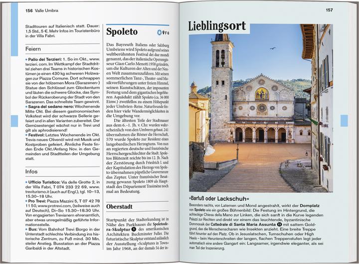 Produktbild Reise-Taschenbuch Reiseführer Umbrien (Deutsch, Julia Reichardt, Tobias Garst, 2024)