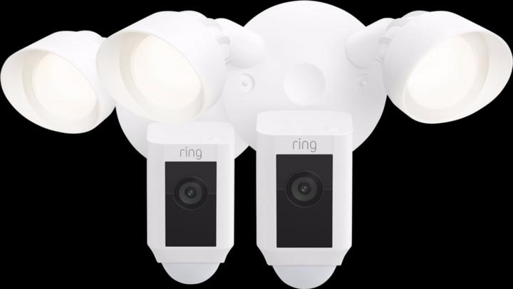 Actual product image Ring Floodlight Cam Wired Plus Wit Duo-pack