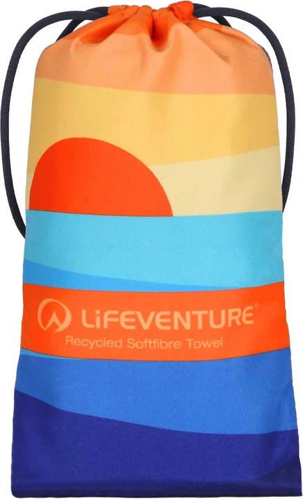 Lifeventure Recycled SoftFibre Trek Towel, Sun, Giant