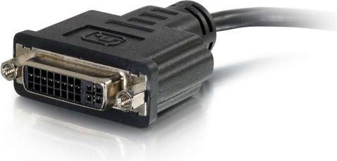 Image du produit C2G Dongle convertisseur-adaptateur HDMI® mâle vers Single Link DVI-D™ femelle (DVI, HDMI, 20.30 cm)