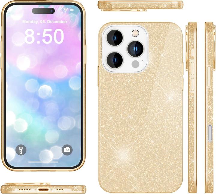 Immagine prodotto Nalia Copertina ibrida glitterata (Apple iPhone 16 Pro Max)